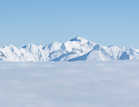 Pic du midi and sea of ​​clouds