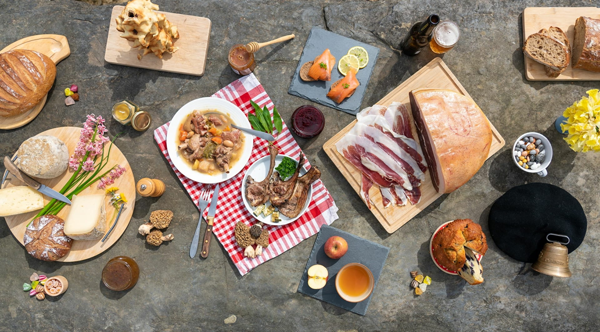 Regional products from the Pyrenees